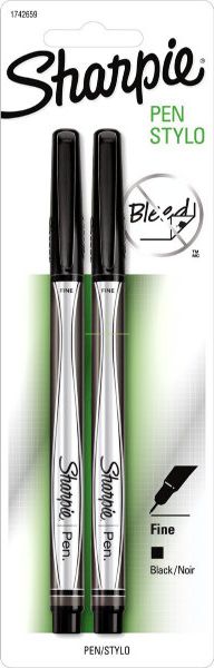 Sharpie Pen 2-Count Black