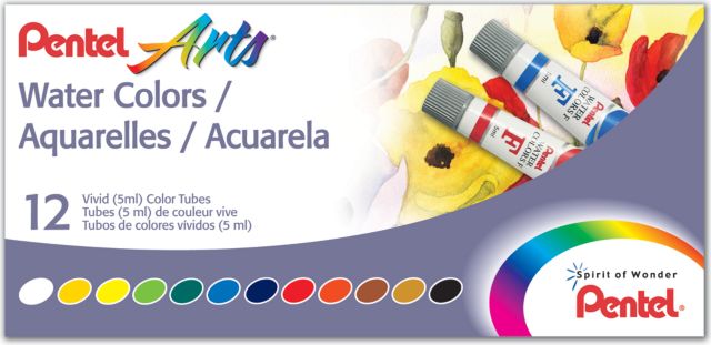 WATERCOLOR TUBE SET OF 12