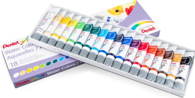 WATERCOLOR TUBE SET OF 18