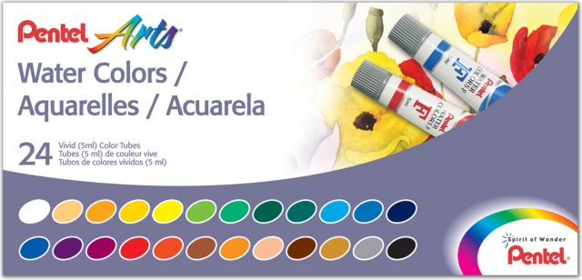 WATERCOLOR TUBE SET OF 24