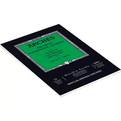 ARCHES W/C PAD CP 9X12 12SH - New (SKU: 14108038)