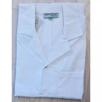 SNAP FRONT WHITE LAB COAT 2X - New (SKU: 18224349)