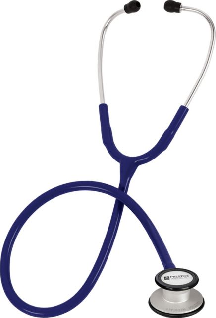 CLINICAL PLUS STETHOSCOPE IN 2 PIECE BOX-NAVY