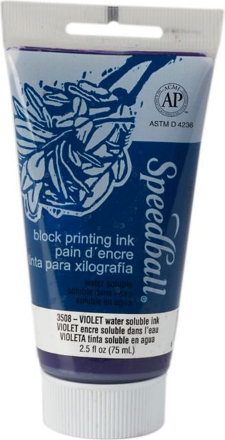 Block Ink Water Based 2.5 oz Violet