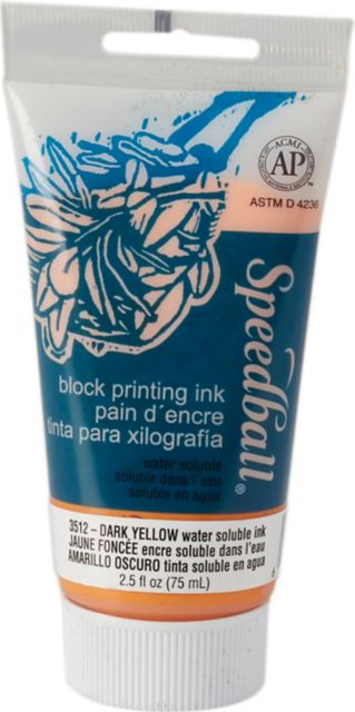 Block Ink Water Based 2.5oz Dark Yellow
