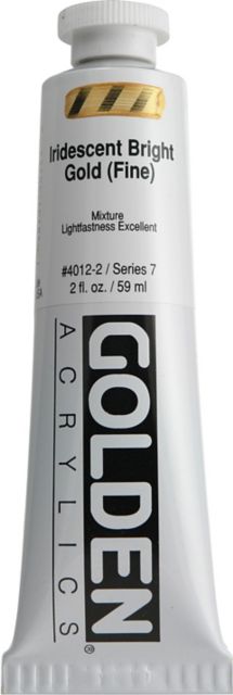 Iridescent Acrylic Bright Gold 2 oz