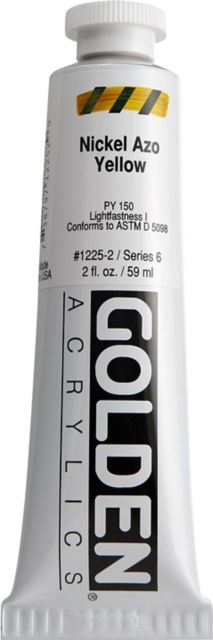 Heavy Body Acrylic Nickel Azo Yellow 2 oz