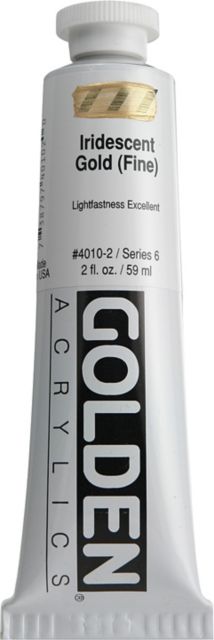 Iridescent Acrylic Gold 2 oz