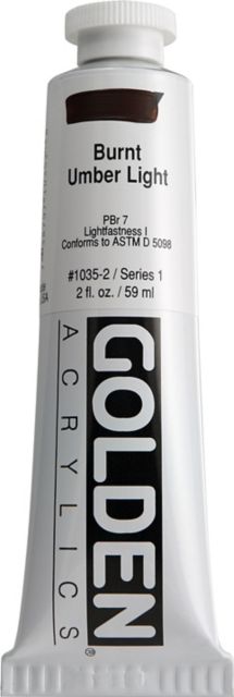 Heavy Body Acrylic Burnt Umber Light 2 oz