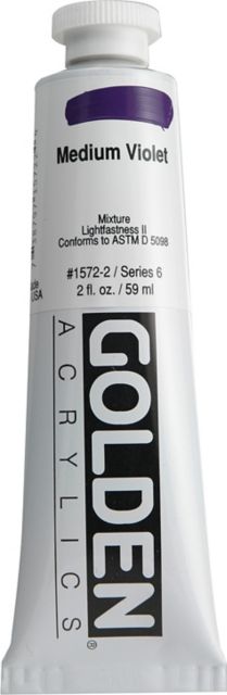 Heavy Body Acrylic Medium Violet 2 oz