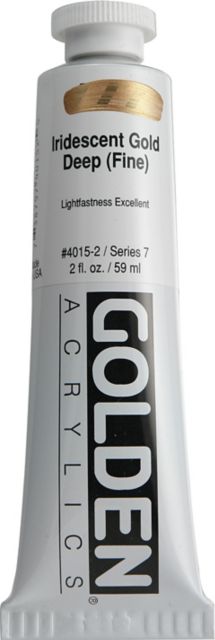 Iridescent Acrylic Gold Deep 2 oz