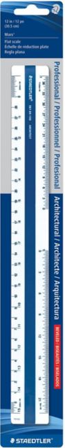 12IN FLAT ARCHITECTURAL SCALE