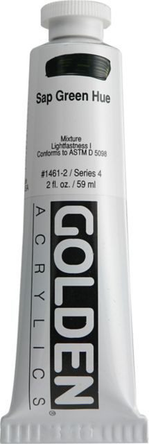 Heavy Body Acrylic Historical Sap Green Hue 2 oz