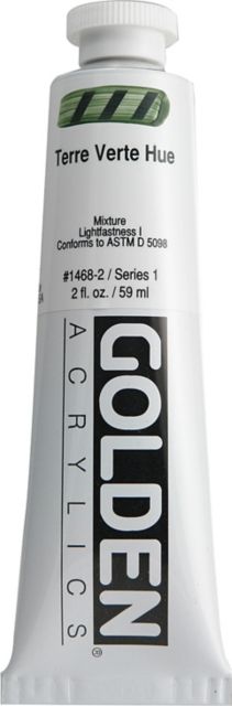 Heavy Body Acrylic Historical Terre Verte Hue 2 oz