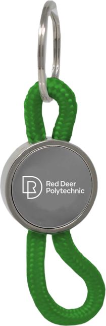 Red Deer Polytechnic Rope Keychain