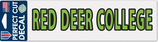 Red Deer College 3 x 10 Decal