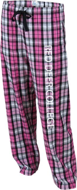 Red Deer College Women's Slim Fit Team Flannel Pants