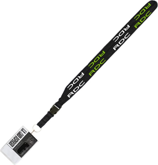 Red Deer College Lanyard with Card Dispenser