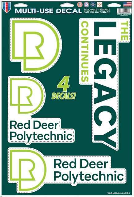 Red Deer Polytechnic 11 x 17 Multiuse Decal