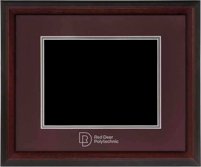 Red Deer Polytechnic 15'' x 18'' Suede Double Mat Diploma Frame