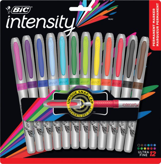 PERMANET MARKER UTRA-FINE 12PK