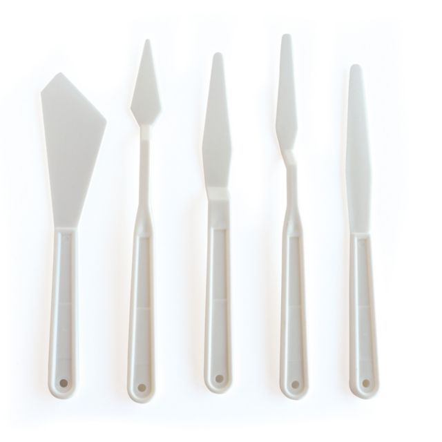 Pro Art Palette Plastic Knife 5-Piece  Set