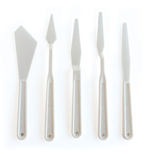 Pro Art Palette Plastic Knife 5-Piece  Set