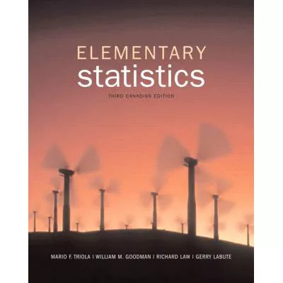 Elementary Statistics (CANADIAN ED)(w/CD)