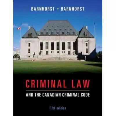 Criminal Law And The Canadian Criminal Code
