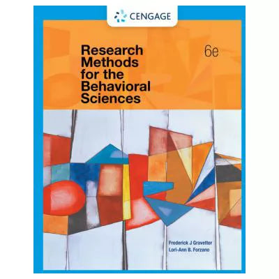 Research Methods for the Behavioral Sciences