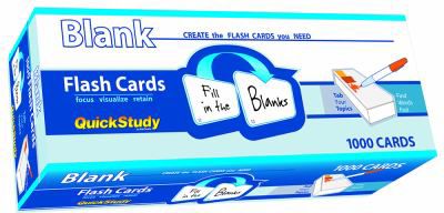 BLANK FLASH CARDS UPDATED