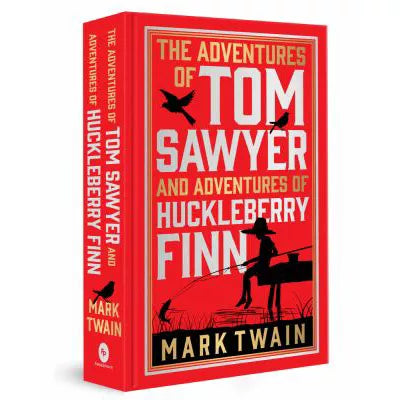 Adventures of Tom Sawyer &amp; Adventures of Huckleberry Finn: Deluxe Hardbound Edition