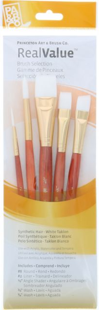 BRSH WHITE TAKLON 4/PK S/H